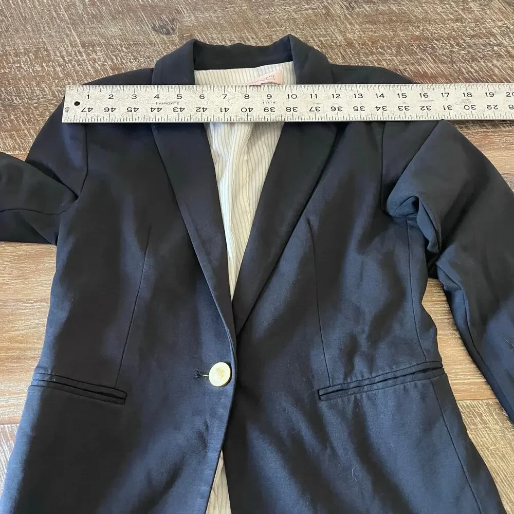 Philosophy Fitted Black Suit Jacket – Office Career Wear XS - Picture 4 of 10